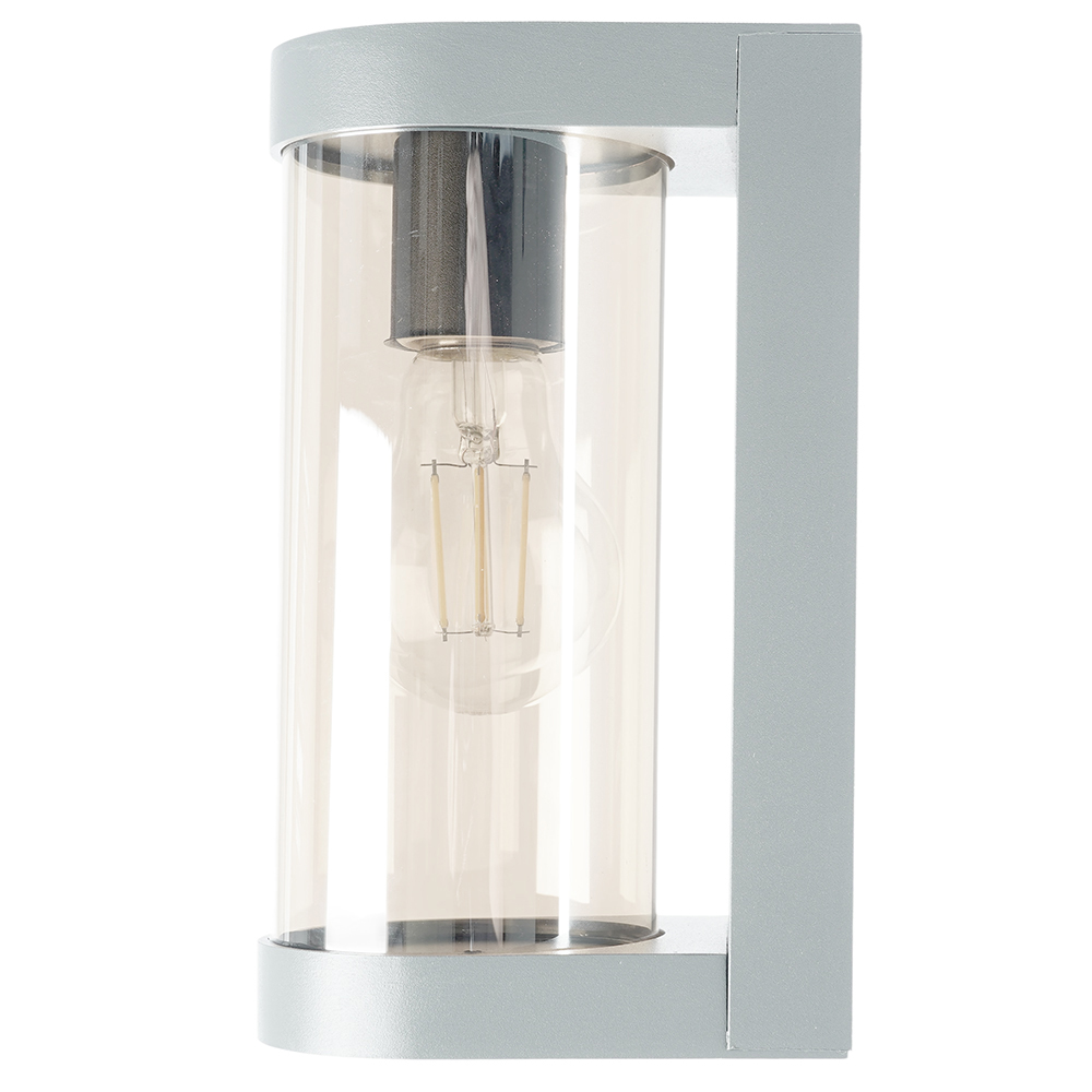 Светильник садово-парковый Feron DH1901, на стену, E27 230V, серый/янтарный от компании Ферон по цене 