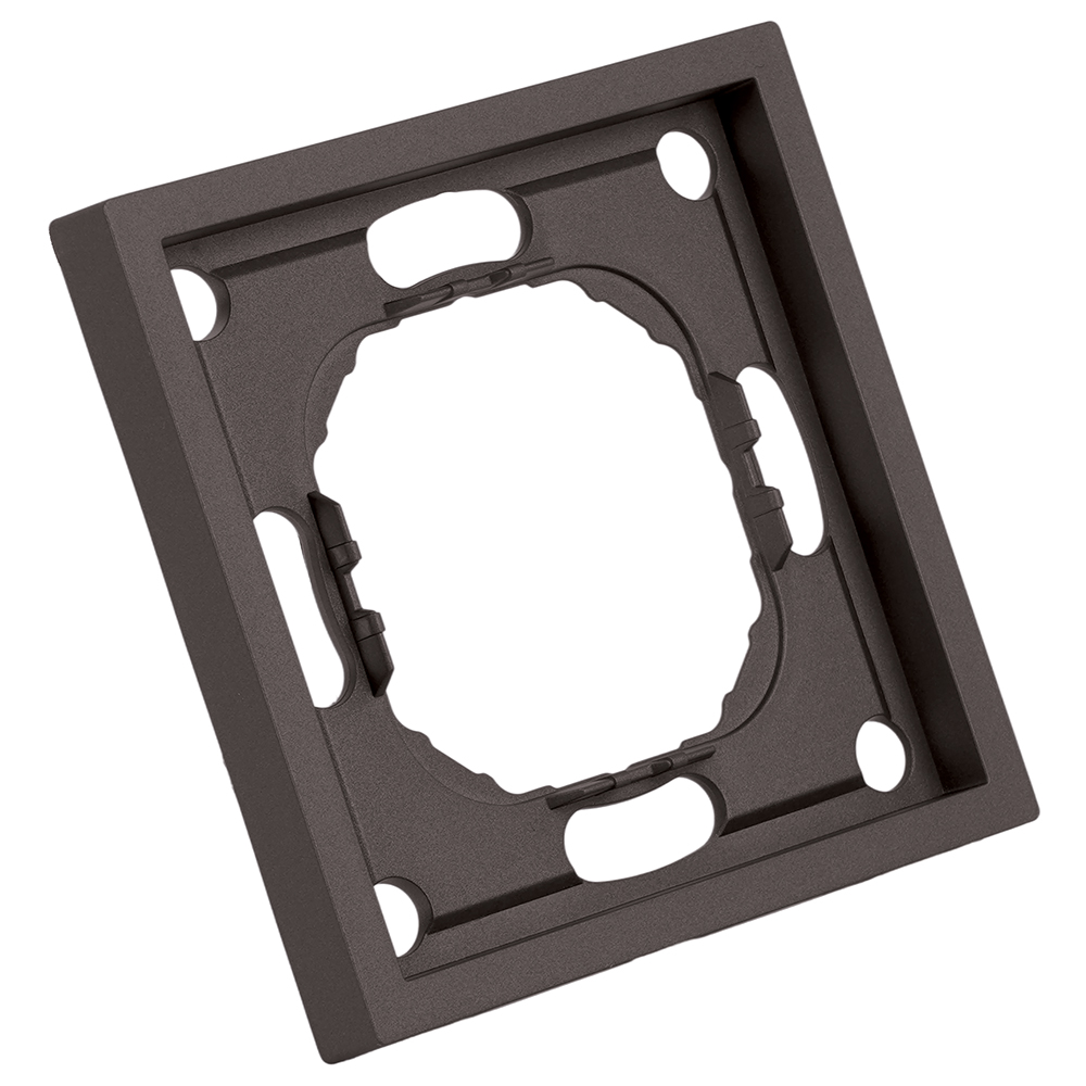 Рамка STEKKER, PFR00-5001-09 1-местная, серия Эмили, антрацит, soft touch от компании Stekker