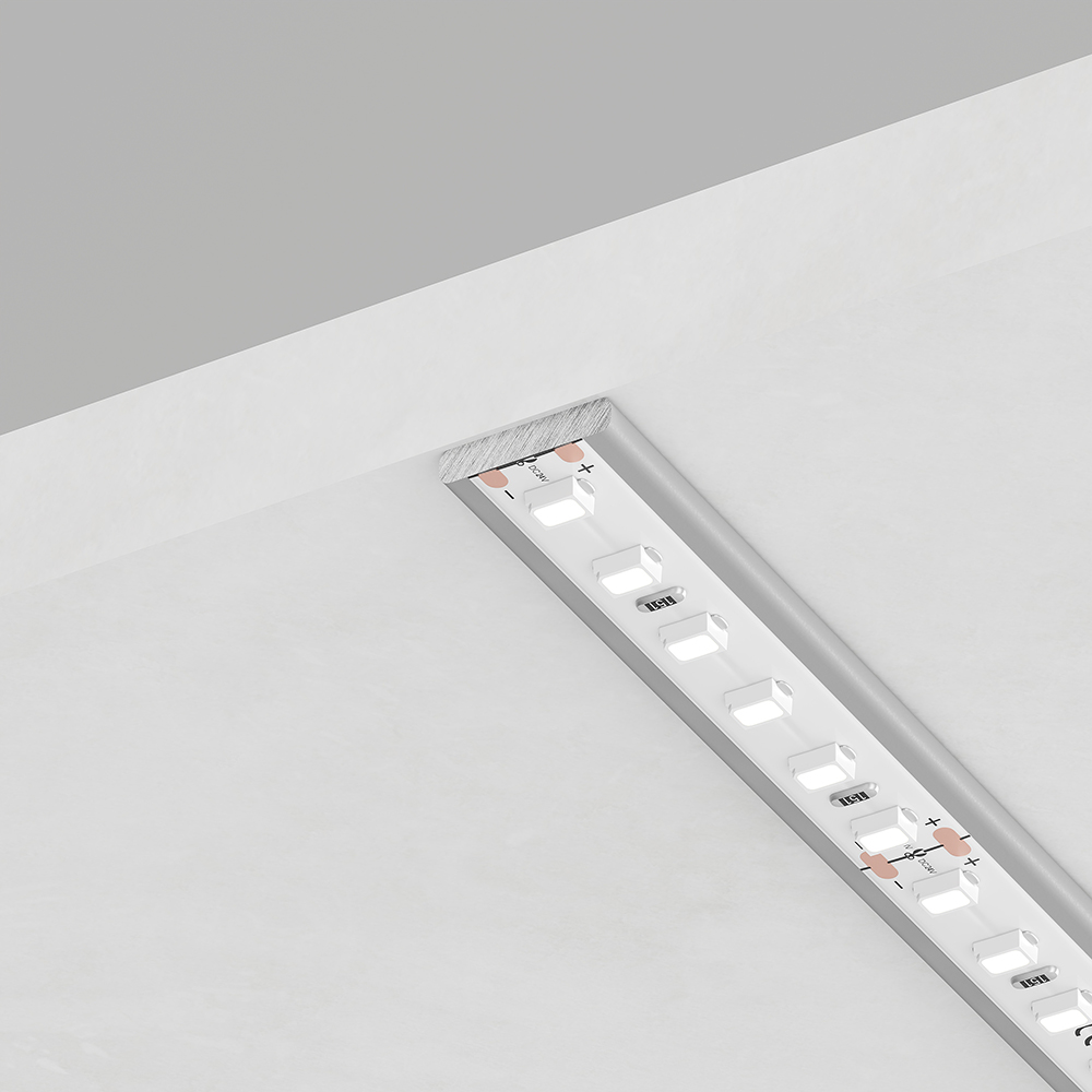 Купить Профиль  накладной 12х2мм, алюминиевый, серебро, 2м, CAB285 по цене производителя в официальном интернет-магазине shop.feron.ru