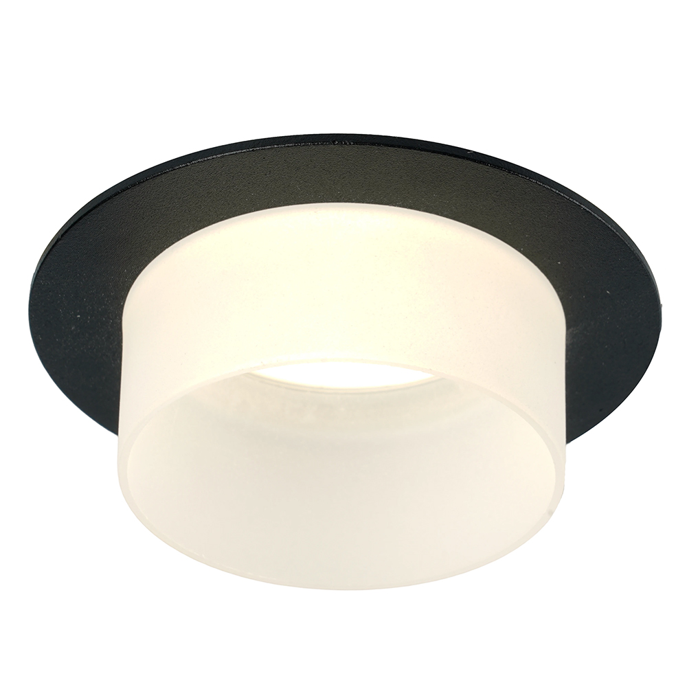 Светильник встраиваемый Feron DL3115 потолочный MR16 G5.3 черный от компании Ферон за 