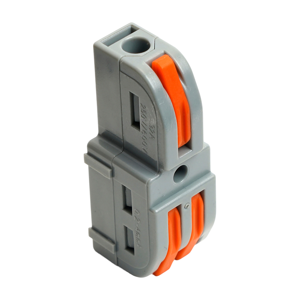 Клемма супер-компактная разветвительная 1 вход, 2 выхода, наборная STEKKER,LD220-102  от компании Ферон