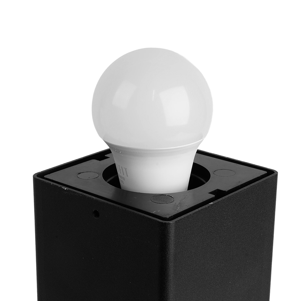 Светильник садово-парковый Feron DH0205, столб,  E27 230V, черный от компании Ферон по цене 