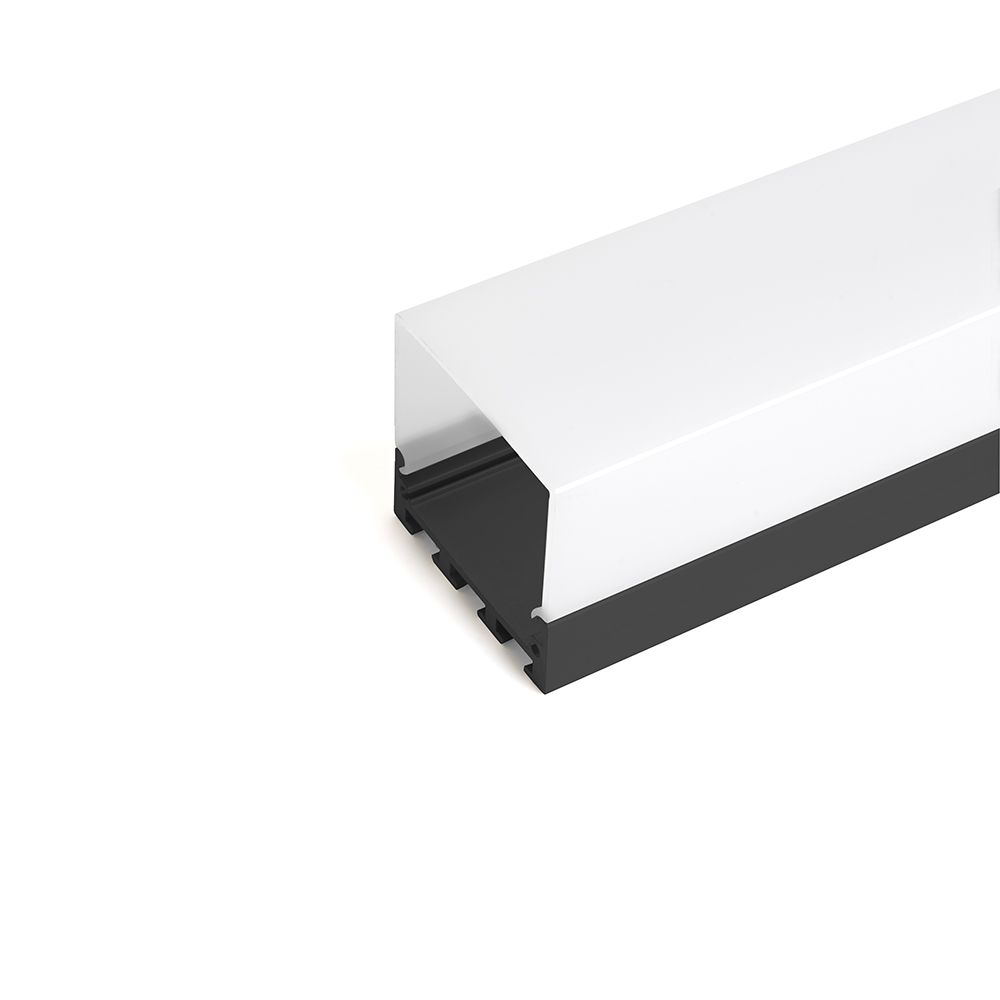 Купить Профиль  накладной 42х45мм, алюминиевый, черный, 2м, CAB268 по цене производителя в официальном интернет-магазине shop.feron.ru