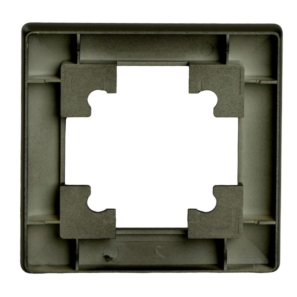 Рамка STEKKER, PFR00-7001-05 1-местная, пластик, серия Катрин, черный от компании Stekker