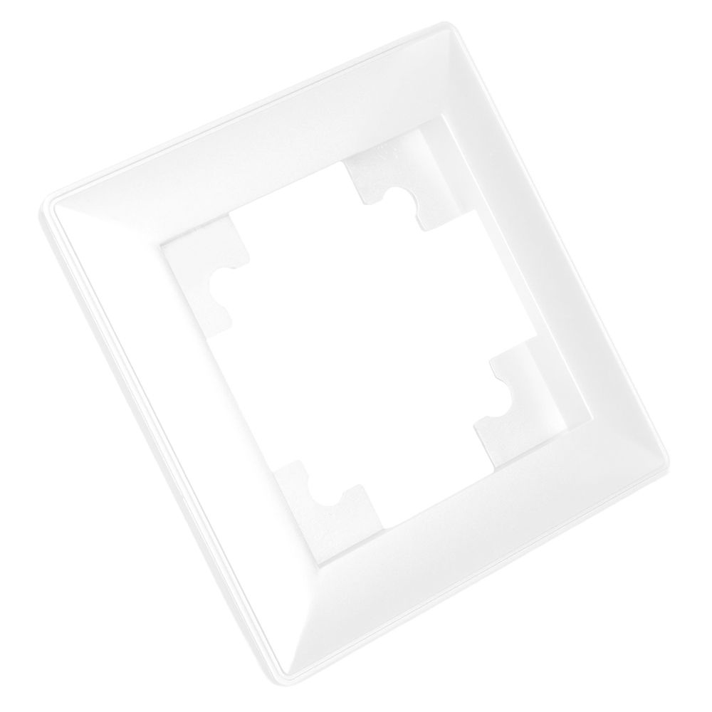 Рамка STEKKER, PFR00-7001-01 1-местная, пластик, серия Катрин, белый от компании Stekker