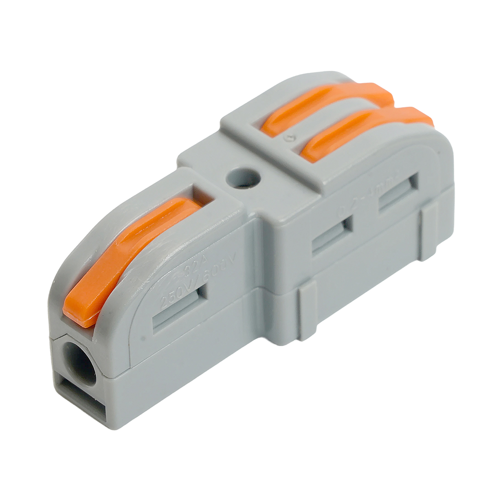 Клемма супер-компактная разветвительная 1 вход, 2 выхода, наборная STEKKER,LD220-102  от компании Ферон