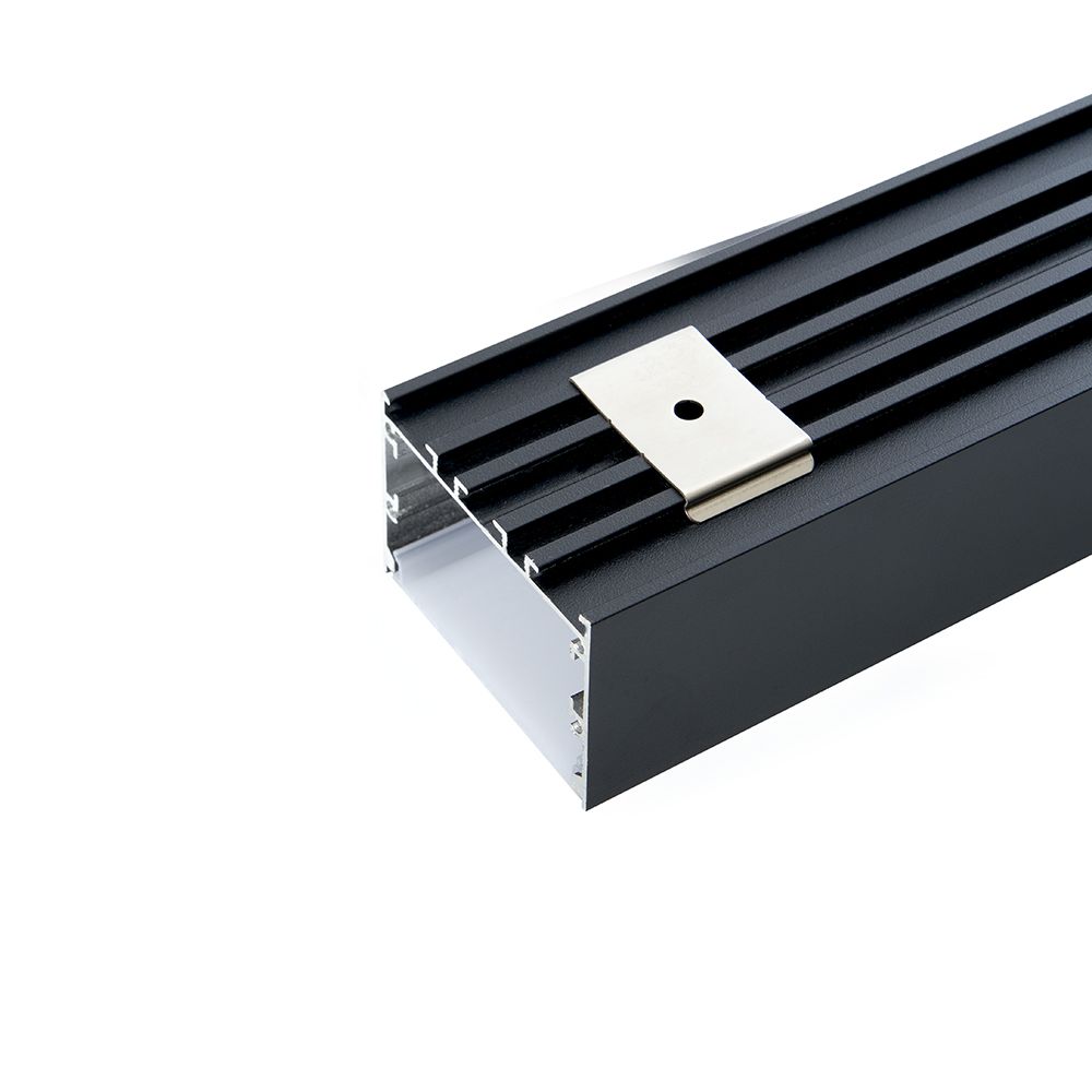 Купить Профиль алюминиевый накладной "Линии света", черный, CAB257 по цене производителя в официальном интернет-магазине shop.feron.ru