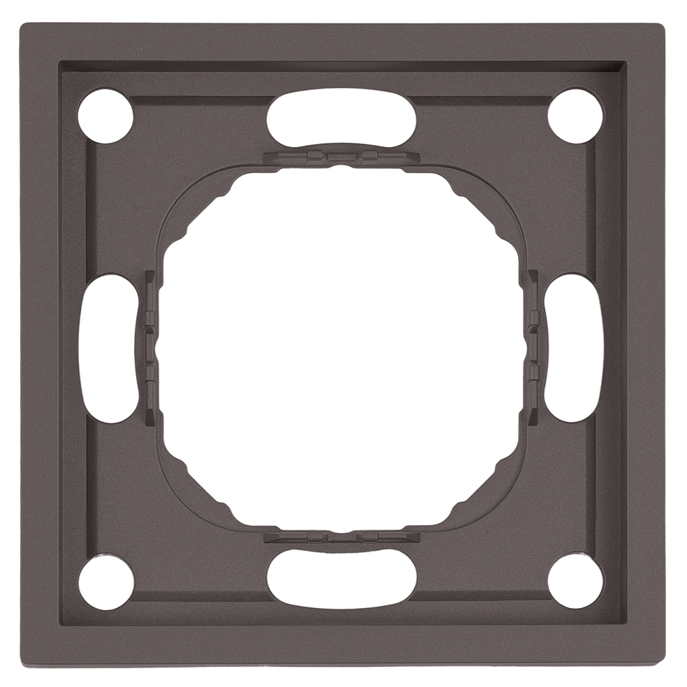 Рамка STEKKER, PFR00-5001-09 1-местная, серия Эмили, антрацит, soft touch от компании Stekker