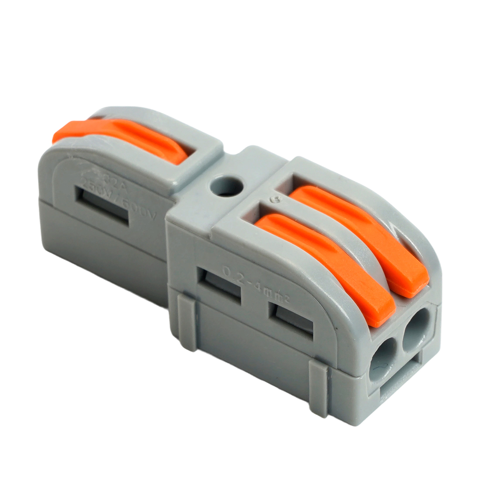 Клемма супер-компактная разветвительная 1 вход, 2 выхода, наборная STEKKER,LD220-102  от компании Ферон