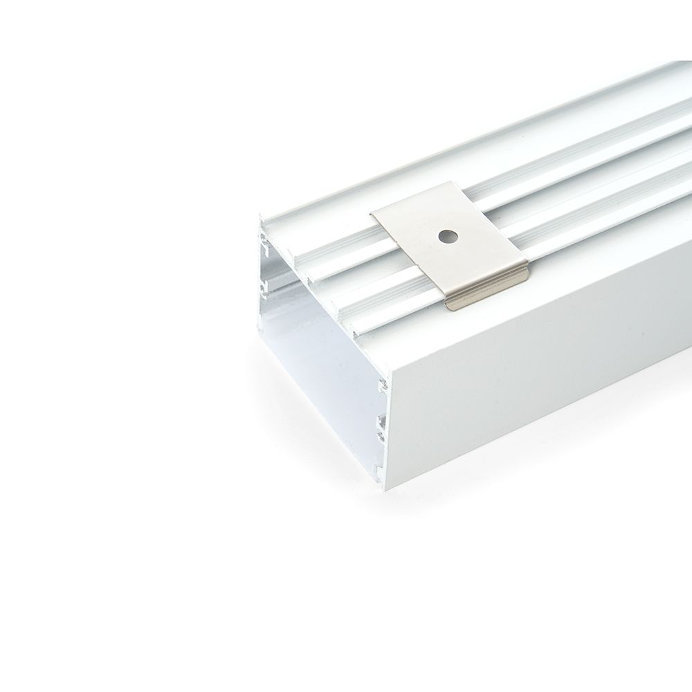 Купить Профиль алюминиевый накладной "Линии света", белый, CAB257 по цене производителя в официальном интернет-магазине shop.feron.ru