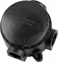 Монтажная разветвительная коробка КЭМ 1-10-3М , 380V, 90х44х102, черный 29847 Монтажная разветвительная коробка КЭМ 1-10-3М , 380V, 90х44х102, черный 29847