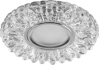 Светильник встраиваемый с белой LED подсветкой Feron CD914 потолочный MR16 G5.3 прозрачный Светильник встраиваемый с белой LED подсветкой Feron CD914 потолочный MR16 G5.3 прозрачный