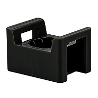 Площадка под стяжку для прямого монтажа STEKKER PMCL2316B  23*16 мм, черный (100 шт в упаковке) 50756