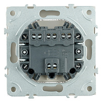 Выключатель 3-клавишный (механизм), STEKKER, 250В, 10А, серия Эмили, RSW10-5108-08, кашемир, soft touch 49896