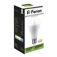 Лампа светодиодная Feron LB-100 Шар E27 25W 175-265V 4000K 25791 Лампа светодиодная Feron LB-100 Шар E27 25W 175-265V 4000K 25791
