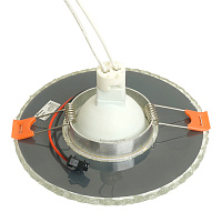 Светильник встраиваемый с LED подсветкой Feron CD942 потолочный MR16 G5.3 прозрачный Светильник встраиваемый с LED подсветкой Feron CD942 потолочный MR16 G5.3 прозрачный
