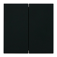 Переключатель 2-клавишный (механизм), STEKKER, 250В, 10А, серия Мия, RSW10-3107-05, черный бархат 50448