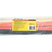 Термоусадочная трубка STEKKER HST-1260-100M, длина 100 см., коэф. усадки 2:1, мультиколор 39724