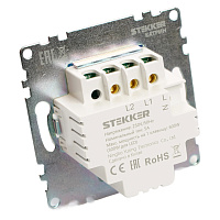 Выключатель диммирующий сенсорный (механизм) 250В, 150W, серия Катрин, белый 50276 Выключатель диммирующий сенсорный (механизм) 250В, 150W, серия Катрин, белый 50276