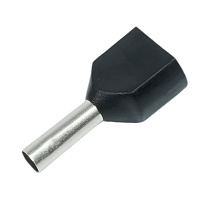 LD406-1508 Наконечник штыревой втулочный изолированный НШВИ(2) 1,5-8 (DIY упаковка 25 шт) 50403