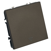 Выключатель 1-кл.самовозвр. (механизм), STEKKER, 250В, 10А, серия Эмили, RSW10-5112-09, антрацит, soft touch 50366