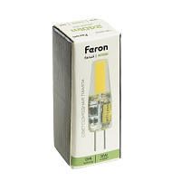 Лампа светодиодная Feron LB-424 G4 3W 12V 4000K 51171 Лампа светодиодная Feron LB-424 G4 3W 12V 4000K 51171