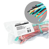 Термоусадочная трубка STEKKER HST-420-100M, длина 100 см., коэф. усадки 2:1, мультиколор  39720