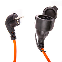 STD08-31-20 Удлинитель-шнур 1-местный ПВС с/з 3*1,5мм2, IP54, 20м, 16А, серия Standart 50344