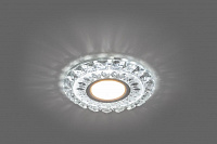 Светильник встраиваемый с белой LED подсветкой Feron CD922 потолочный MR16 G5.3 прозрачный Светильник встраиваемый с белой LED подсветкой Feron CD922 потолочный MR16 G5.3 прозрачный