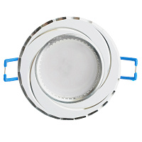 Светильник встраиваемый Feron GS-M361 потолочный MR16 G5.3 белый 28344 Светильник встраиваемый Feron GS-M361 потолочный MR16 G5.3 белый 28344