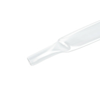 Термоусадочная трубка STEKKER HSHT-1575-100TR, длина 100 см., коэф. усадки 2:1, прозрачный 39743