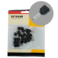 LD406-1508 Наконечник штыревой втулочный изолированный НШВИ(2) 1,5-8 (DIY упаковка 25 шт) 50403