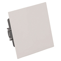 Переключатель перекрестный 1-клавишный (механизм), STEKKER, 250В, 10А, серия Мия, RSW10-3110-08, пудровый жемчуг 50570