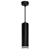 Светильник потолочный Feron ML1708 Barrel LUNA на подвесе  MR16 35W 230V, черный 55*200 48082 Светильник потолочный Feron ML1708 Barrel LUNA на подвесе  MR16 35W 230V, черный 55*200 48082