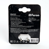 Светильник ночник Feron FN1121 0,5W 230V, белый 41020 Светильник ночник Feron FN1121 0,5W 230V, белый 41020