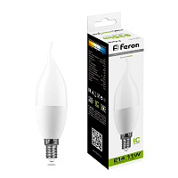 Лампа светодиодная Feron LB-770 Свеча на ветру E14 11W 175-265V 4000K 25940 Лампа светодиодная Feron LB-770 Свеча на ветру E14 11W 175-265V 4000K 25940