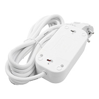 Удлинитель 2-местный с/з Stekker, HM01-21-05, 5м, 3x0,75, серия Home (У10-001), белый 39207