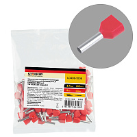 LD406-1008 Наконечник штыревой втулочный изолированный НШВИ(2) 1,0-8 (упаковка 100 шт) 50385 LD406-1008 Наконечник штыревой втулочный изолированный НШВИ(2) 1,0-8 (упаковка 100 шт) 50385