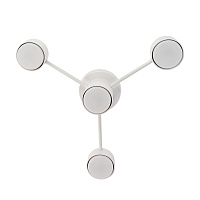 Светильник потолочный GX53 15Wx4, 230V, белый, AL268 GELA  Feron 53099