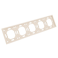 Рамка STEKKER, PFR00-5005-08 5-местная, серия Эмили, кашемир, soft touch 49914