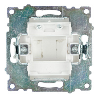 Кабельный вывод (механизм), STEKKER, серия Катрин, белый, GLS00-7116-01  49463 Кабельный вывод (механизм), STEKKER, серия Катрин, белый, GLS00-7116-01  49463