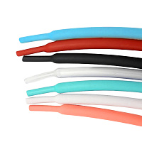 Термоусадочная трубка STEKKER HST-420-100M, длина 100 см., коэф. усадки 2:1, мультиколор  39720