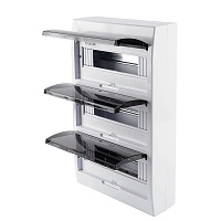 Бокс встраиваемый STEKKER EBX50-5/36-50 36 модулей, пластик, серия ArcaLight 50526