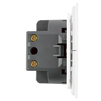 Выключатель 2-клавишный c индикатором (механизм), STEKKER, 250В, 10А, серия Мия, RSW10-3102-01, белая магнолия 50432