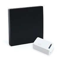 Выключатель беспроводной FERON TM181 230V 500W одноклавишный с радиочастотным контроллером LD100, черный 50507