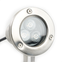 Светодиодный прожектор подводный Feron LL-822, 3W, AC/DC24V, низковольтный, 2700K, металлик, 80*80*130mm, IP68 48456 Светодиодный прожектор подводный Feron LL-822, 3W, AC/DC24V, низковольтный, 2700K, металлик, 80*80*130mm, IP68 48456