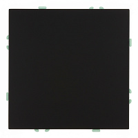  Выключатель 1-клавишный (механизм), STEKKER, 250В, 10А, серия Эмили, RSW10-5103-05, черный уголь, soft touch  49839