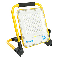 Светодиодный прожектор Feron LL-951 переносной с зарядным устройством IP66 50W 6400K артикул 48676 Светодиодный прожектор Feron LL-951 переносной с зарядным устройством IP66 50W 6400K артикул 48676