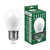 Лампа светодиодная SAFFIT SBG4511 Шарик E27 11W 230V 2700K 55137 Лампа светодиодная SAFFIT SBG4511 Шарик E27 11W 230V 2700K 55137