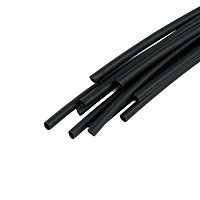 HSTG-482-100BK Термоусадочная трубка клеевая 4,8/1,6 длина 100 см., усадка 3:1, черный 39752